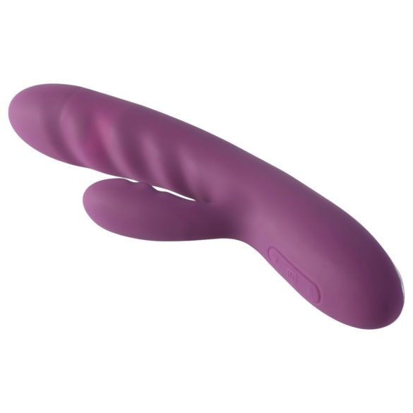 Svakom Avery - Rechargeable Thrusting Vibrator with Clitoral Arm (Purple)