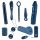 You2Toys - Midnight Blue - 9-Piece Vibrating Pleasure Set