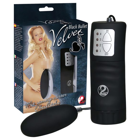 You2Toys - Velvet Black Vibrating Egg - Silky Smooth