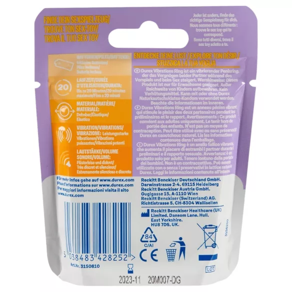 Durex - Vibrating Pleasure Ring