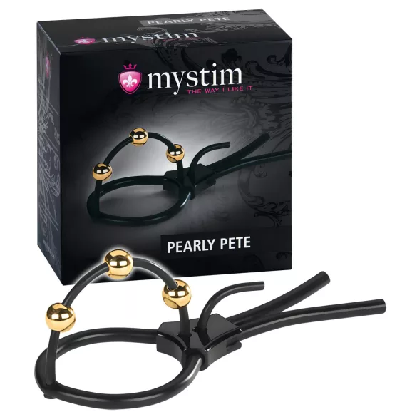 Mystim Pearly Pete - Electro Stimulation Penis Ring