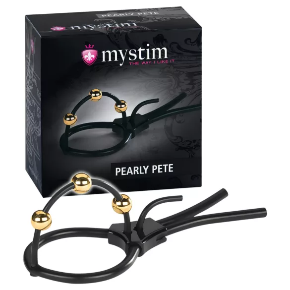 Mystim Pearly Pete - Electro Stimulation Penis Ring