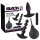 Black Velvet 4-Piece Anal Vibrator Set