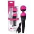 PalmPower Wand - Rechargeable Massager Vibrator (Pink-Black)
