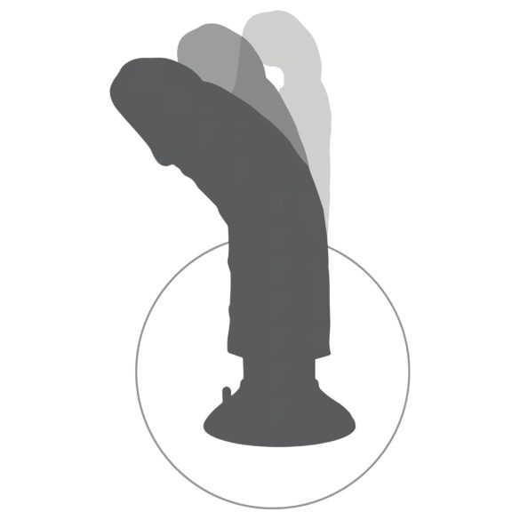 King Cock 9" Suction Cup Vibrator (23 cm) - Natural