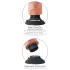 King Cock 7" Suction Cup Vibrator (18 cm) - Natural