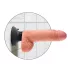 King Cock 7" Suction Cup Vibrator (18 cm) - Natural