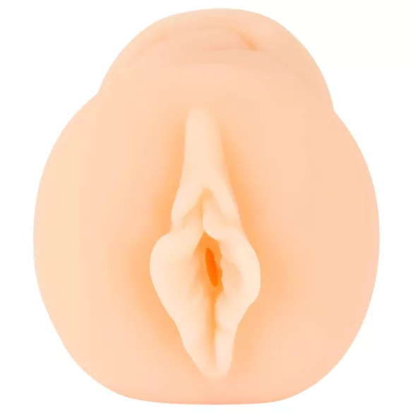 Easy Job Ruth - Lifelike Vibrating Faux Vagina (Natural)