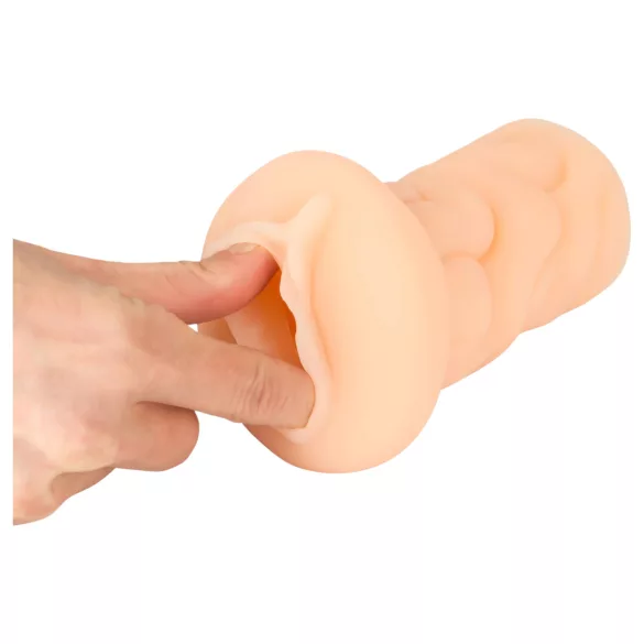 Easy Job Ruth - Lifelike Vibrating Faux Vagina (Natural)