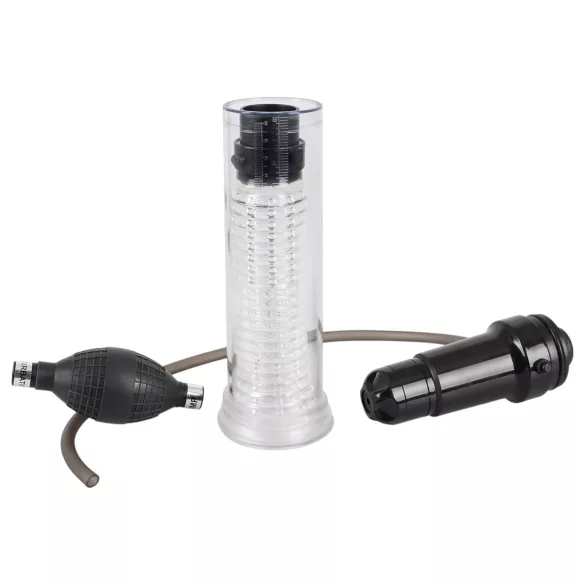 You2Toys - 2in1 - Penis Pump & Masturbator Combo (Clear)