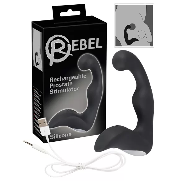 Rebel - Rechargeable Prostate Massager (Black)