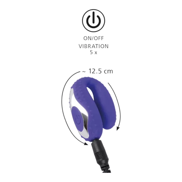 You2Toys - Rechargeable Silicone Oral Vibrator (Purple)