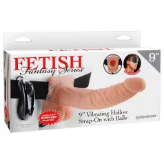   Pipedream - Fetish Strap-On 9" - strap-on vibrator (natural)