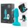 b-Vibe Rimming - Rotating Beaded Anal Vibrator (Turquoise)