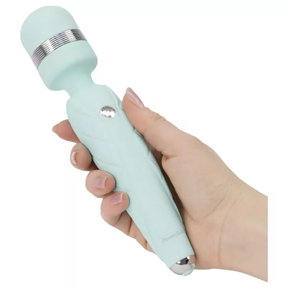 Pillow Talk Cheeky Wand - Rechargeable Turquoise Massager Vibrator