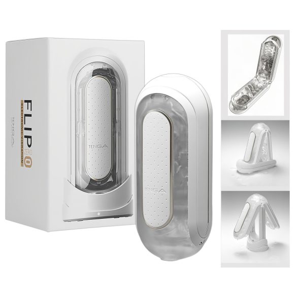 TENGA Flip Zero - vibrating masturbator (white)