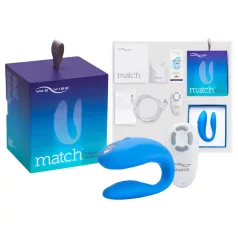   We-Vibe Match - Waterproof Rechargeable Couples Vibrator (Blue)