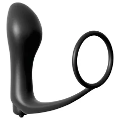   Pipedream - Anal Fantasy - finger anal vibrator with penis ring (black)