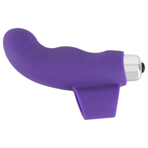 SMILE Wave Silicone Finger Vibrator (Purple)