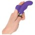 SMILE Wave Silicone Finger Vibrator (Purple)
