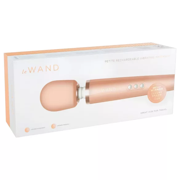 le WAND Petite premium wand vibrator (Rose Gold)