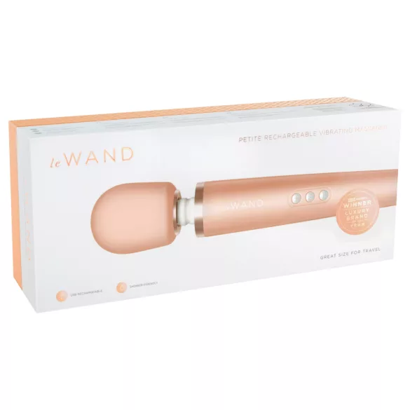 le WAND Petite premium wand vibrator (Rose Gold)