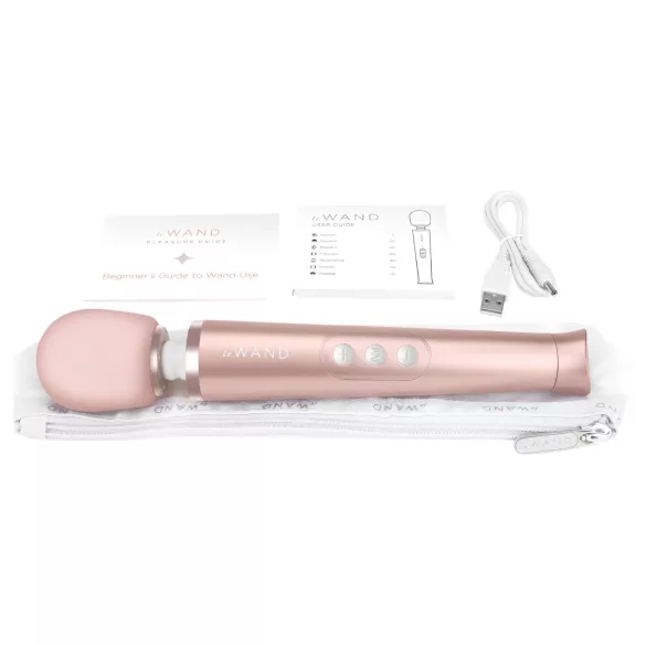 le WAND Petite premium wand vibrator (Rose Gold)