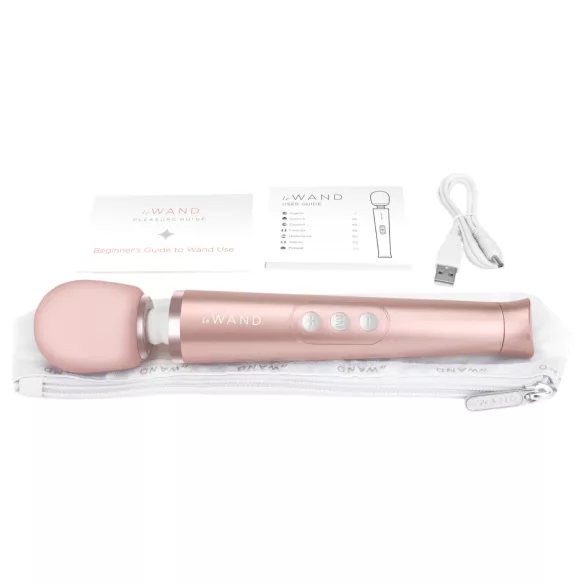 le WAND Petite premium wand vibrator (Rose Gold)