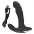 Rebel - Rotating Beaded Prostate Massager Vibrator (Black)