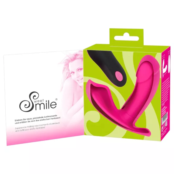 SMILE Panty - Rechargeable Remote-Controlled Vibrator (Pink)
