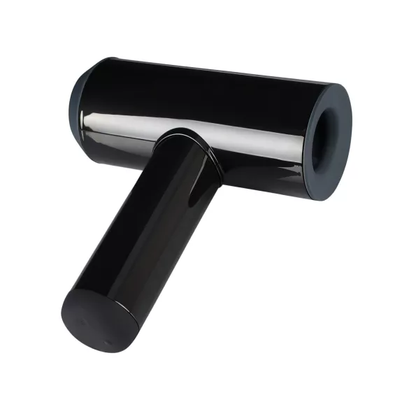 Rebel - Rechargeable, Pulsating & Vibrating Masturbator (Black)