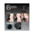 Rebel - Rechargeable, Pulsating & Vibrating Masturbator (Black)