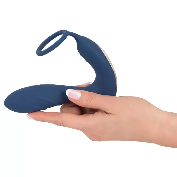 You2Toys Prostate Plug - Blue Anal Vibrator with Cock Ring