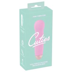 Cuties Mini Rose - Rechargeable Wave Vibrator (Pink)