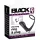 Black Velvet - anal vibrator with penis ring (black)