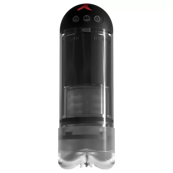 PDX Elite Extender Pro - Rechargeable Suction & Vibration Masturbator (Black)