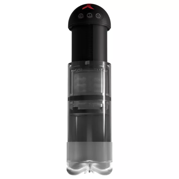PDX Elite Extender Pro - Rechargeable Suction & Vibration Masturbator (Black)