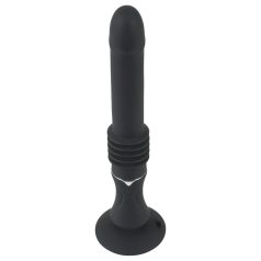 You2Toys Thrusting Vibrator with Suction Cup (Black)