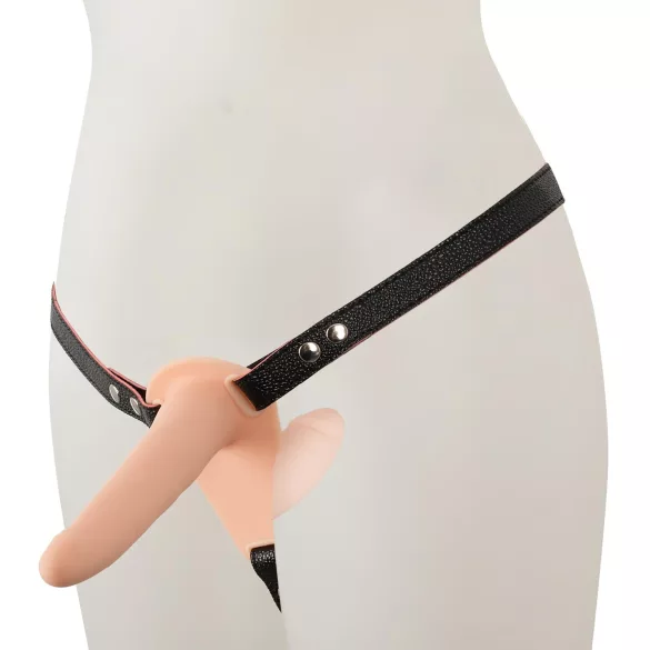 You2Toys - Strap-On - Double Vibrator (Natural)