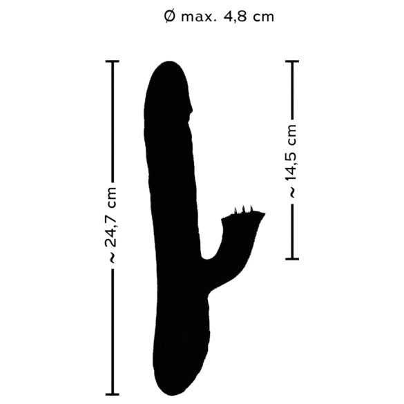 Smile Pearl - Pearl-textured Vibrator (Purple)