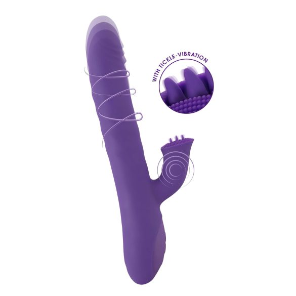 Smile Pearl - Pearl-textured Vibrator (Purple)
