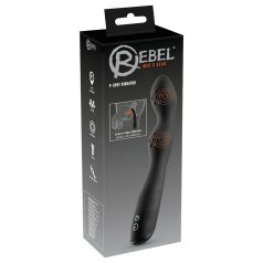 Rebel P-Spot 2-Motor Prostate Massager (Black)