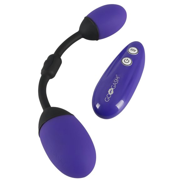 GoGasm Vibrating Egg Duo for Her - Purple & Black