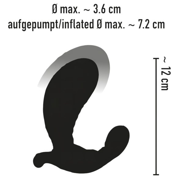 You2Toys - Black Wireless Inflatable Vibrator