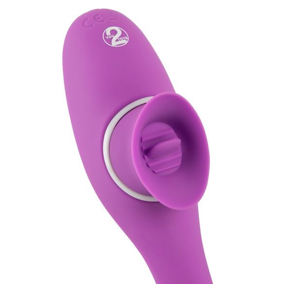 You2Toys Dual Delight Rechargeable 2in1 Vibrator (Purple)