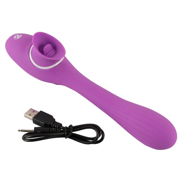You2Toys Dual Delight Rechargeable 2in1 Vibrator (Purple)