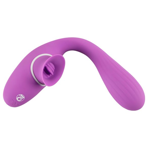 You2Toys Dual Delight Rechargeable 2in1 Vibrator (Purple)