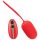 SMILE Love Ball - Rechargeable Wireless Vibrating Egg (Red)