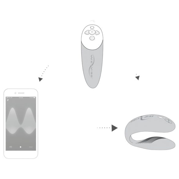 We-Vibe Chorus - Rechargeable Smart Couple's Vibrator (Pink)