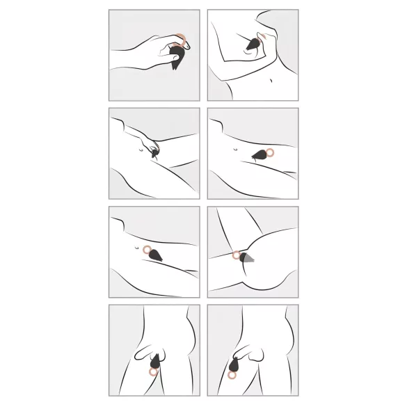 Belou - Rechargeable Waterproof Clitoral Vibrator (Black)